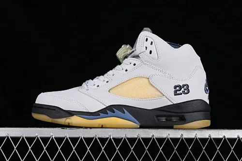All categories Air Jordan Jordan series basketball shoes Air Jordan 5 pure original version A Ma Maniere x Air Jordan 5 Retro "Photon Dust" AJ5 Joe 5 light tooth white joint model FZ5758-004